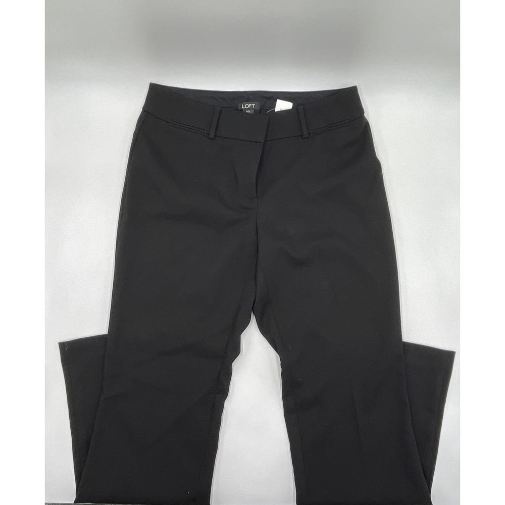 LOFT Size‎ 4 Julie Skinny Black Dress Pants #C106